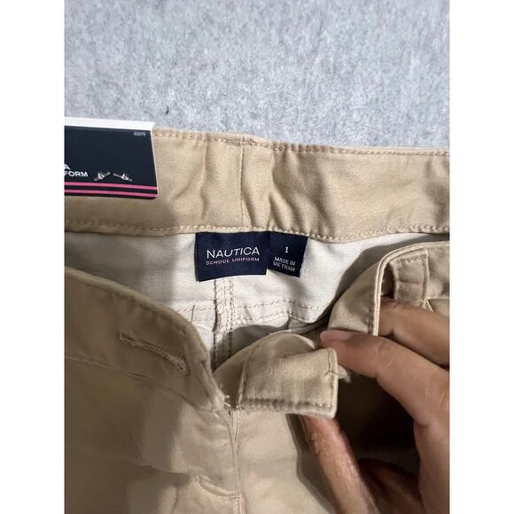 Nautica Khaki Shirts School Girls - Picture 5 of 7